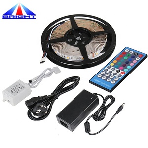 SMD5050 RGB LED Strip Kit Wasserdicht mit 44-Tasten-IR-Fernbedienung 5A 12-V-Netzteil USB-und NFC-Konnektivität Sprach steuerung - Product Image 2