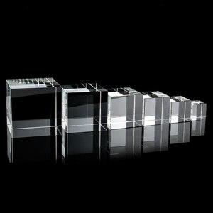 Jy thiết kế tốt nhất hình chữ nhật bán buôn nhiều kích cỡ Nhà Máy Giá rõ ràng K9 Glass trống pha lê <span class=keywords><strong>Cube</strong></span> - Product Image 2
