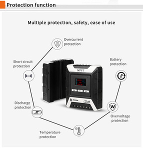 Контроллер усилителя солнечного заряда, 50 А, Mppt, 40 А, 48 В, 24 В, 12 В - Product Image 4