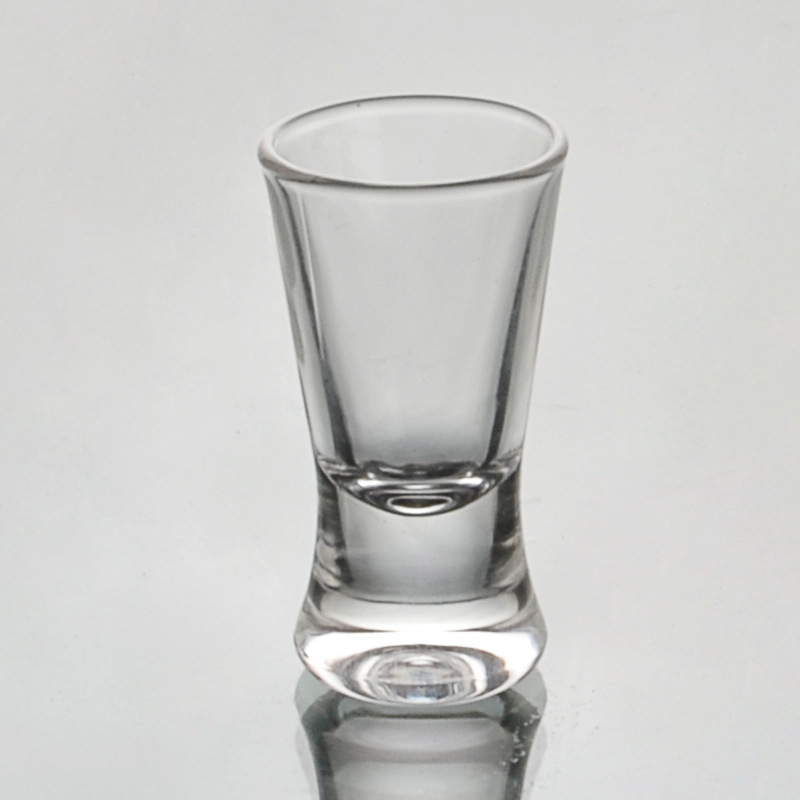 custom logo Thick Bottom Bullet Glass 15ml shot glass