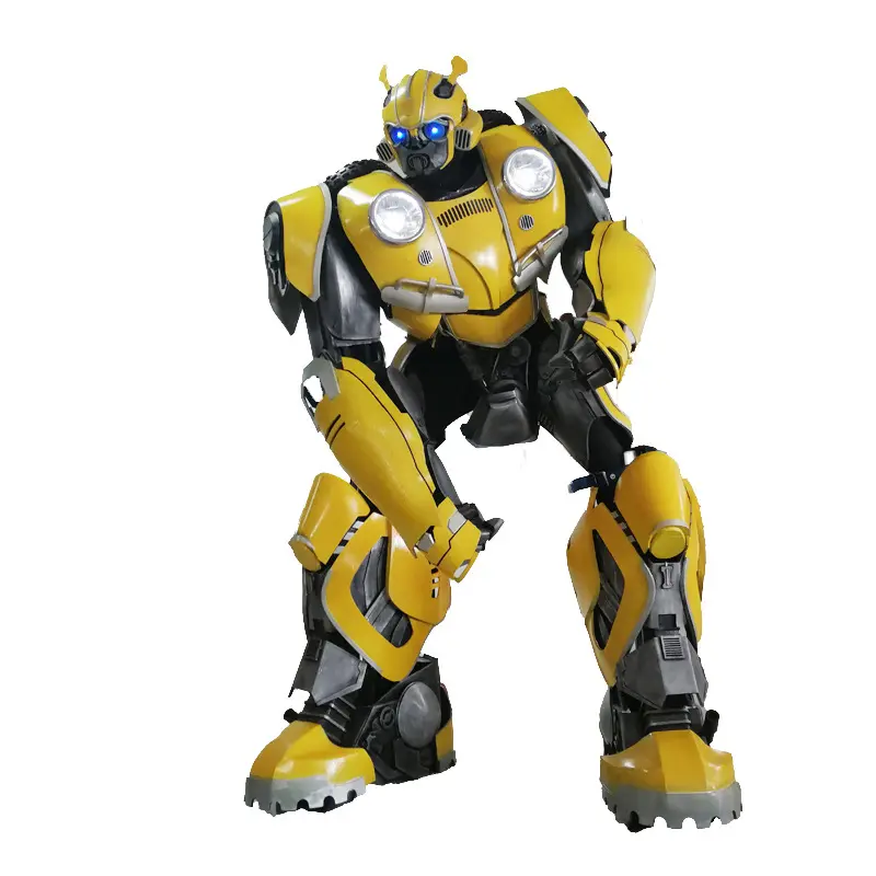 Personalizado LED grande Prop Bum blebee armadura personaje Robot disfraz gigante usable Robot mascota Cosplay Robot Transformers