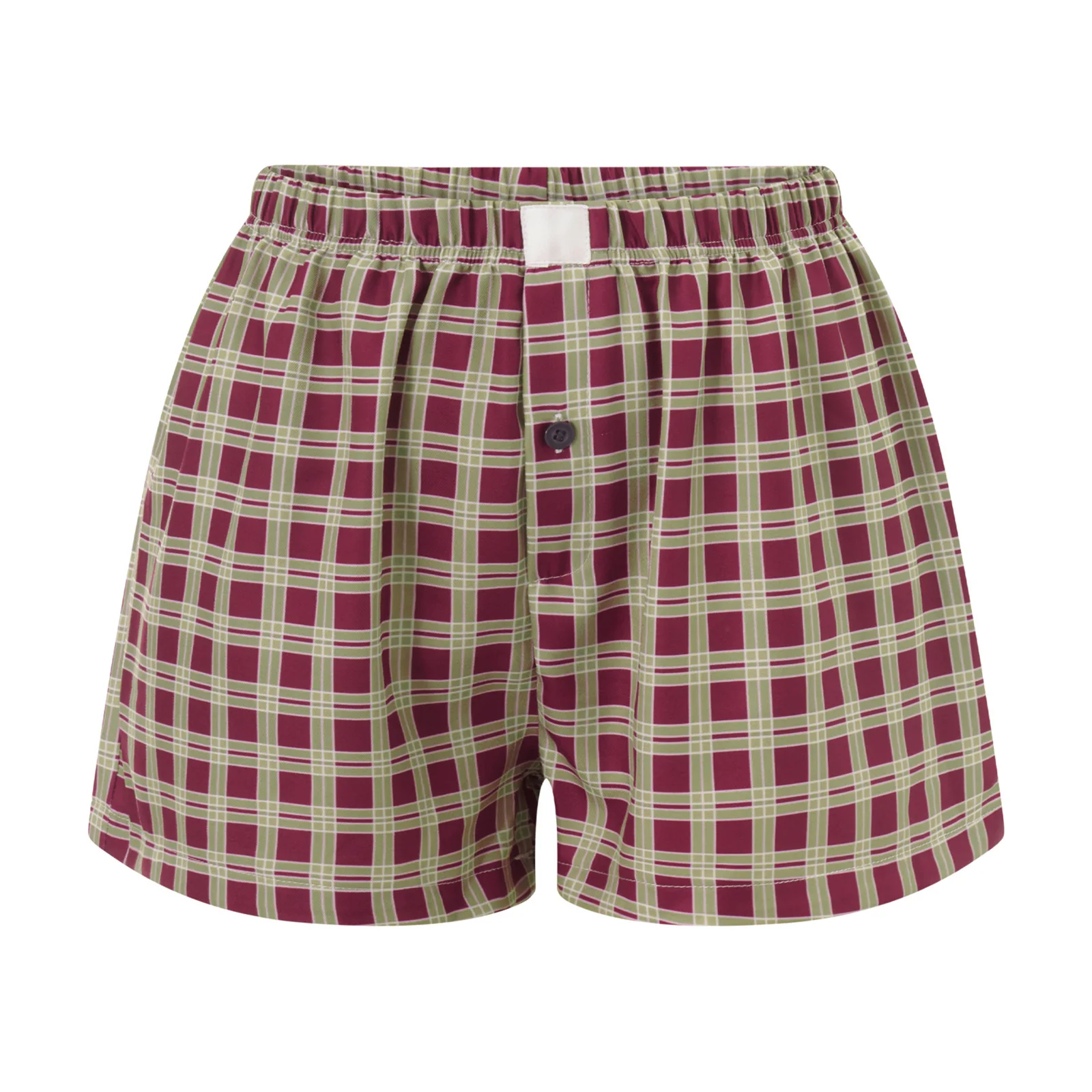 plaid verde rosso