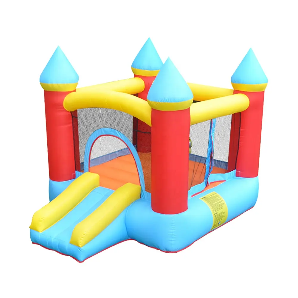 Portable children's castle party bouncy house slide with protective net bouncy castle indoor and outdoor bouncy castle