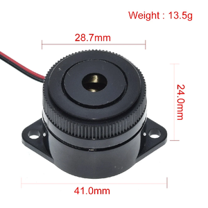 Qsi-2910 90db Summer 29,5x24,5mm DC 12V Aktiver piezo elektrischer Summer Kontinuierlicher Klang für Arduino - Product Image 2