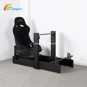 Simucupe Formula Sim Racing Cockpits Soporte de asiento Teclado Freno de mano Conducción Simulador de juegos