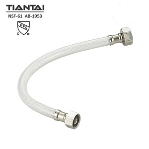 UPC NSF-61 1/2&quot; Comp X 7/8&quot; B/C Flex WC Toilet Plastic Water Soft Plumbing <strong>Hoses</strong> - Product Image 5