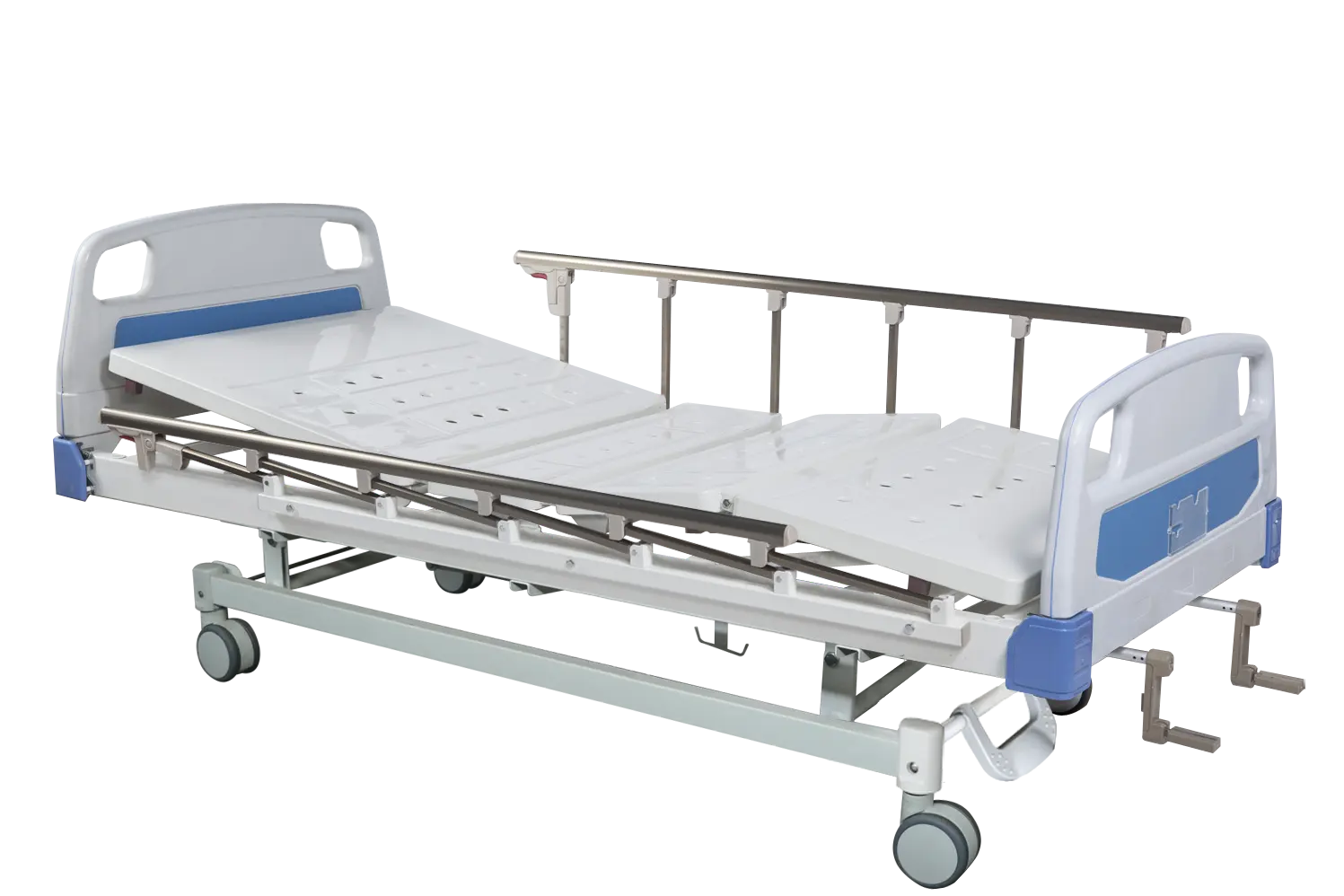 HOCHEY चिकित्सा फैक्टरी मूल्य अस्पताल के फर्नीचर एबीएस 2 Cranks पुस्तिका रोगी बिस्तर