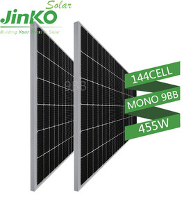Nhà máy cung cấp Mono <span class=keywords><strong>PV</strong></span> mô-đun giá rẻ jinko 450 Wát 144 nửa-di động Monocrystalline năng lượng mặt trời bảng điều khiển cho năng lượng mặt trời hệ thống điện - Product Image 2