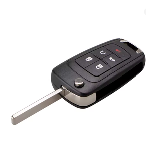 車のリモートキーシェル5/4ボタンフリップ車のキーFOBシボレーカマロクルーズエクイノックスインパラスパークボルトシボレーキー用 - Product Image 5