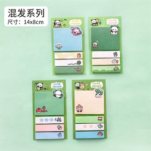 Proveedor de Mensajes escolares de papelería personalizada para estudiantes Hungría Trendy Beautiful Panda Memo Pad Bloc de notas y notas adhesivas para diario - Product Image 6
