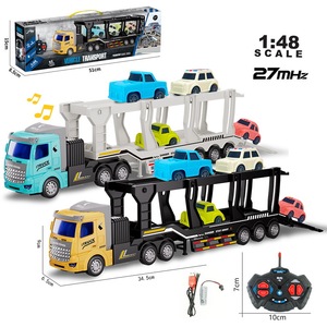 SINO <strong>RC</strong> Truck BSCI Radio Control Construction <strong>Toy</strong> 1:48 4-CH European-Style Car Head with Small Car - Product Image 3