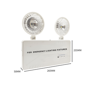 Đèn đôi 2*1W ip30 không duy trì khẩn cấp ánh sáng đôi đầu có thể sạc lại cho nhà sử dụng ngoài trời 220V Đầu vào sản phẩm bán buôn - Product Image 4