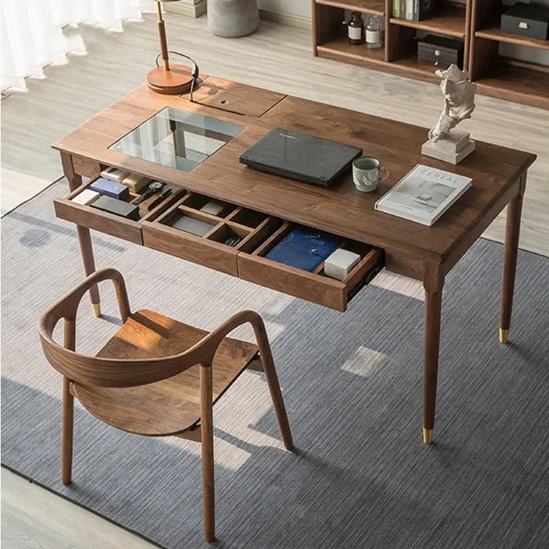 Mesa de conferência de madeira moderna, mesa de reunião mesa de escritório mesa de reunião