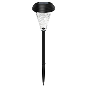 变色发光二极管明亮太阳能通道照明IP44户外太阳图案庭院灯 - Product Image 4