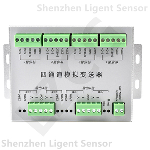 Four Channel Aluminum Force <strong>Sensor</strong> Amplifier Instrument 0~<strong>20mA</strong> 0~10V <strong>Output</strong> <strong>4</strong> Input <strong>4</strong> <strong>Output</strong> Engineering PLC Control Transmitter - Product Image 2