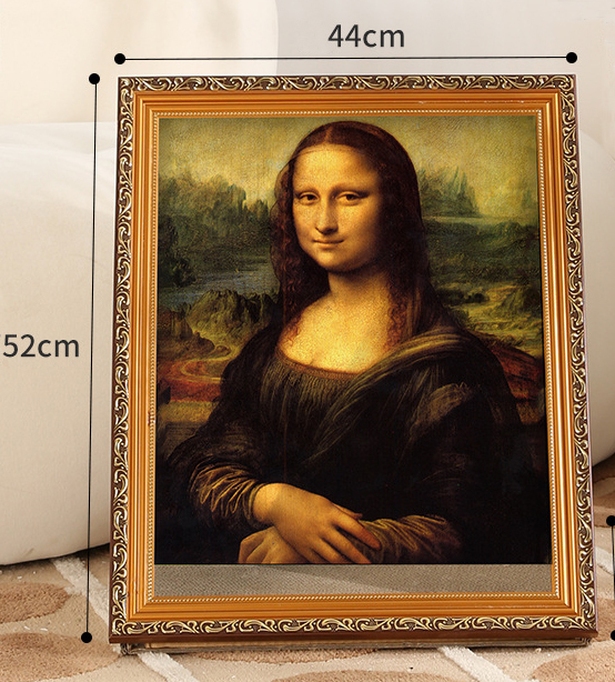 Mona Lisa + cadre vintage