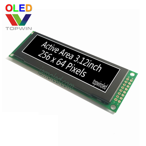 Topwin alta qualità 3.<span class=keywords><strong>12</strong></span> pollici 256x64 pixel 16 modulo oled giallo scala di grigi ssd1322 porta parallela SPI IIC 3.2'' - Product Image 5