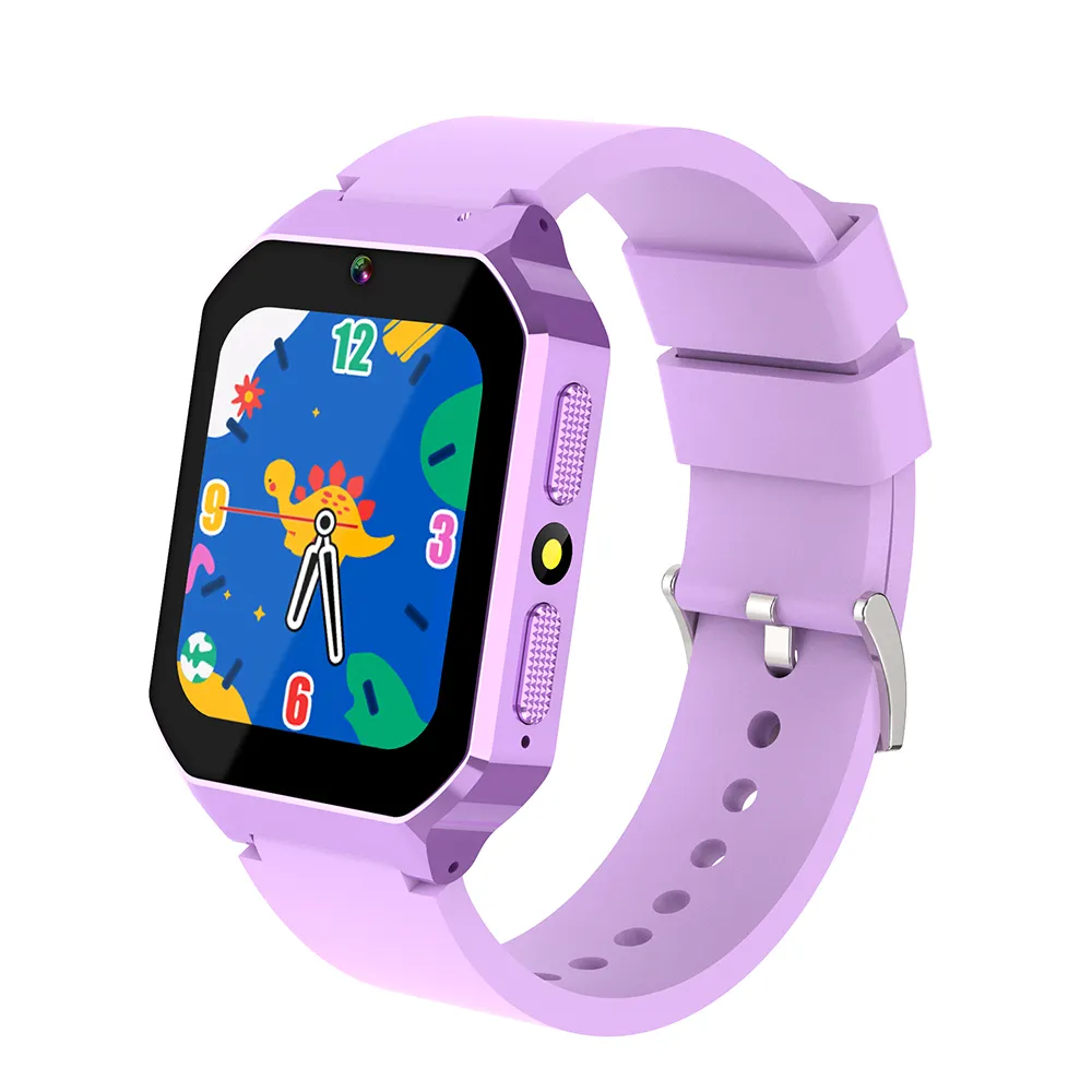 New School Student Wrist Watch Children Voice Recorder Kids Smart Watch For Toddler With Games 2024