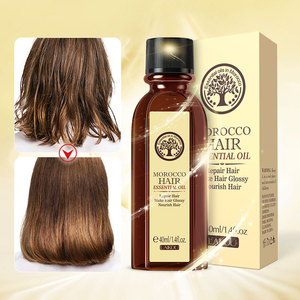 Laikou מרוקו argan שיער מהות תיקון פיצול מסתיים להזין שיער קרקפות חלק יבש שיער חיוני שמן 40 ml שמני בתפזורת