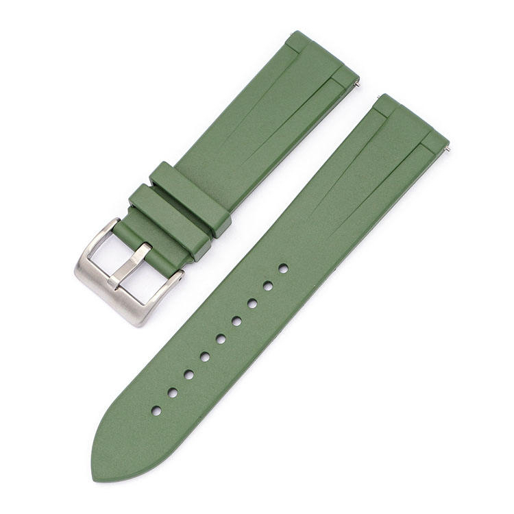 ArmyGreen+silver buckle