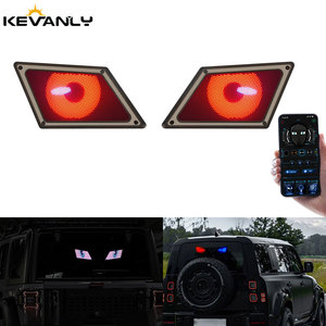 Programmier bare DIY 12V Auto blinkende Dämonen augen LED-Anzeige Winking Eye Turn Anzeige lampe App Control animierte Augen für Autos geführt - Product Image 1