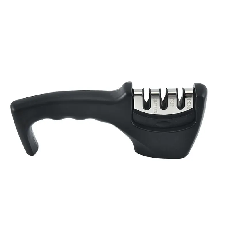 Afiador de facas de 3 estágios, ferramenta de afiar facas de cozinha afiador de facas