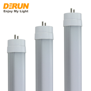 LEDチューブライトT8ラウンドリニアアルミニウムプラスチックランプ9W18W 24W 2FT 4FT 5FT蛍光灯交換CE RoHS EMC、LTL-T8AP - Product Image 1