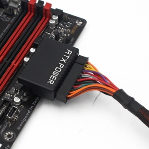 ATX 24 Pin to 90 Degree Power Plug <strong>Adapter</strong> <strong>24Pin</strong> Power Interface Module Turning Connector for Desktop PC Mainboard - Product Image 3