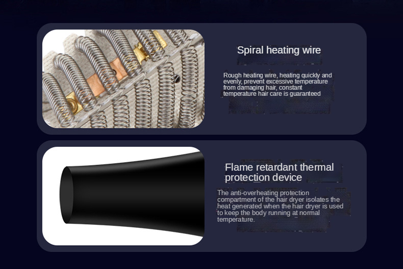 Best seller new design fashion hair dryer hot and cold air negative ion hair care and styling appliances home salon wholesale