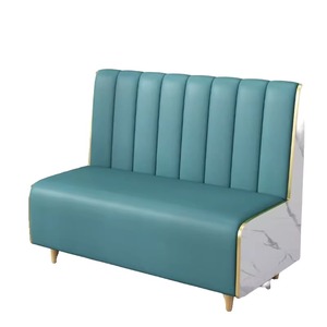 Modern Golden Dining <strong>Table</strong> and Chair <strong>Set</strong> for Fast Food Shops for Coffee Shops and Restaurants Furniture - Product Image 6