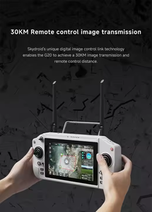 Skydroid รีโมทคอนโทรล G20พร้อมโปรเซสเซอร์6Nm 2.4GHz /5.8GHz dual band 7นิ้วความละเอียดสูงดิสเพลย์กม. การส่งภาพ - Product Image 6