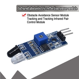 Electrónica inteligente nuevo Diy Smart Car Robot reflectante fotoeléctrico 3pin IR infrarrojo módulo Sensor de evitación de obstáculos