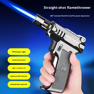 Bền nhiệt độ cao cầm tay ngọn đuốc Windproof moxibustion muỗi CuộN xì gà ngoài trời thịt nướng ngọn lửa cho hút thuốc - Product Image 5