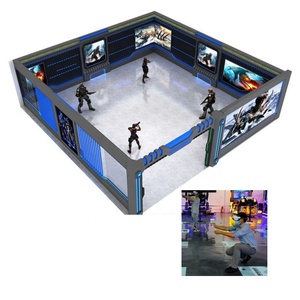 9D 8D 4D Vr Spiel maschinen simulator Kommerzielle Indoor Mall Gun Shooting Stehende Free Walking Platform Vr Spiele für Multiplayer - Product Image 1