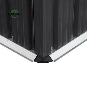 6x8FT Metal döken çelik bahçe döken su geçirmez çürümez kolay montaj açık ev depolama - Product Image 5