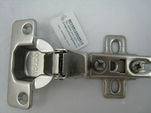 YOUDO ayarlanabilir gizli dolap menteşesi Inset Normal menteşe 2 delik iki yönlü mobilya menteşeleri - Product Image 5