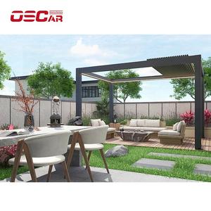 Bảng có thể thu vào nhôm pergola mái sân thượng ngoài trời sân vườn hiện đại phong cách hiệu quả chi phí không thấm nước có thể thu vào pergola - Product Image 1