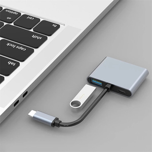 <strong>Dual</strong>-HDTV <strong>USB</strong> C Hub to 87W PD Charge <strong>USB</strong> 3.0 <strong>Dual</strong> <strong>Screen</strong> Display <strong>Adapter</strong> Dock Station for Macbook Air Pro Laptop Type C Splitter - Product Image 4