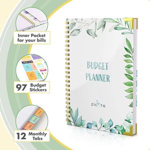 Muestra gratis personalizada 2025 diario impresión diseño horario cuaderno presupuesto planificador financiero - Product Image 4