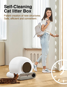 2023 Petfessor yeni daha az navlun maliyeti büyük otomatik kedi kutusu ile App uzaktan kumanda sağlık monitör kedi kum kabı - Product Image 6