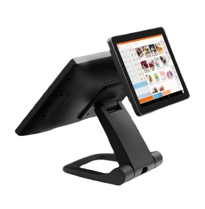Sistemas POS de pantalla táctil de 15-15,6 pulgadas con LED8 VFD220 o 9,7 pulgadas 2nd Display Windows/Android Caja registradora Software gratuito Demostración - Product Image 4