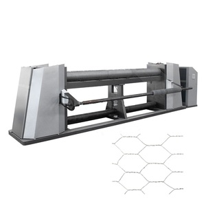 4.3METER Fully automatic straight and reverse <strong>hexagonal</strong> wire mesh <strong>netting</strong> <strong>machine</strong> in HTK factory - Product Image 2