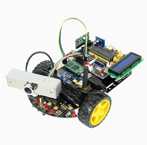 C51 intelligente auto 51 microcontrollore scheda di sviluppo di monitoraggio ostacolo evitamento remoto Kit Robot Robot bluetooth
