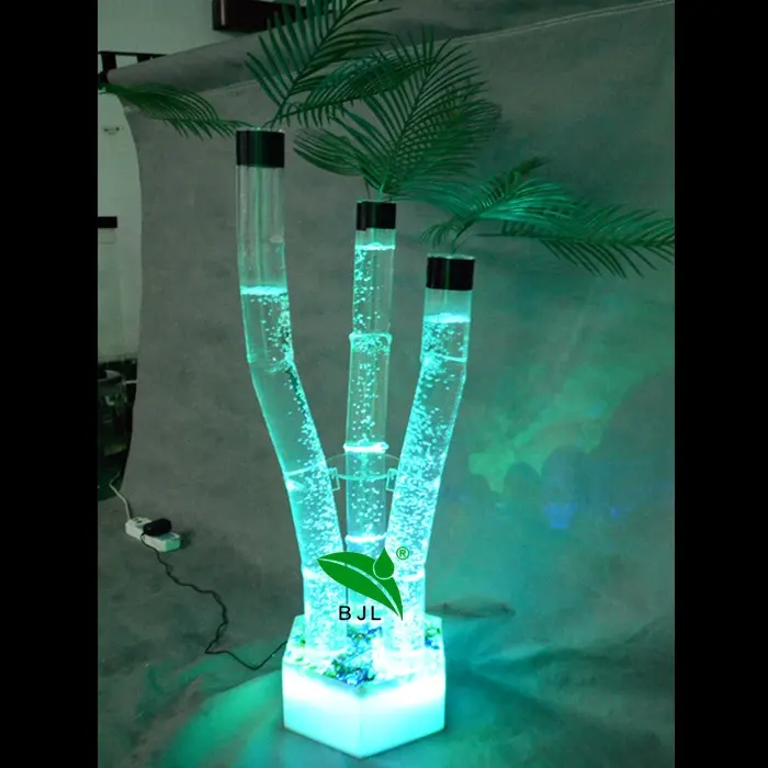 Moderna coperta giochi d'acqua acrilico visualizzazione della barra di led glow mobili