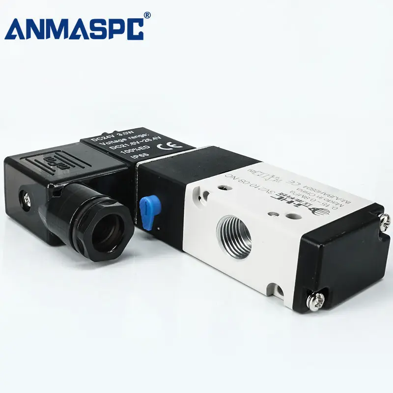 ANMASPC 3V Series Steuerventil 2 Position 3-Wege-pneumatisches Magnetventil zur Steuerung des Luftstroms 3V210-08-NC DC24V