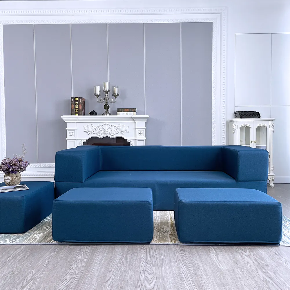 2022 Neues Design Innen möbel langlebiges, bequemes Luxus-Klapp sofa mit Memory-Foam-Sofa