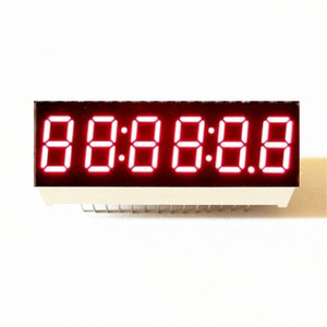 Jstronic นาฬิกา LED 6หลัก0.36นิ้วแสดงเวลาแบบดิจิทัล7ส่วน