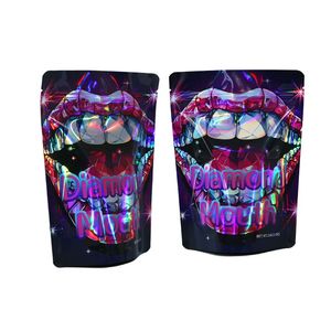 मुद्रित होलोग्राम गंध प्रमाण जैकैंडी आइसक्रीम आईपलॉक होलोग्राफिक कस्टम 3.5 ग्राम 3.5 7 ग्राम 1lb 14g 28g विशेष आकार के मालर बैग - Product Image 5