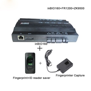 Pannello di controllo accessi a porte singole connessione basata su IP con lettore di schede RFID/impronte digitali Inbio160 - Product Image 4
