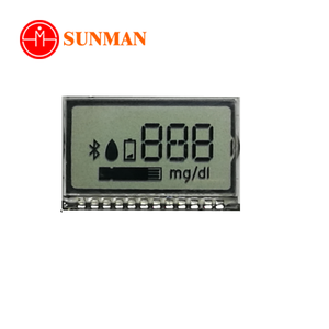Fabrik digital 7 Segment tn positiv negativ va lcd Bildschirm Benutzer definierte opto elektronische medizinische lcd Anzeige für Blutzucker messgerät - Product Image 5